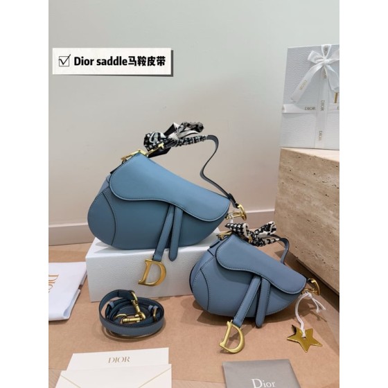 Dior Saddle Bag (light blue)